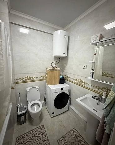 49: 1 комната, 49 м², Кок-Жар мкр 12 этаж, Косметический ремонт — 1
