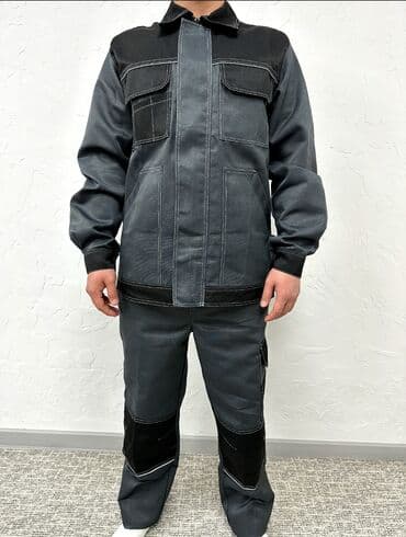 мужская повседневная одежда: Костюм летний с брюками из прочного износостойкого материала Ткань — 2