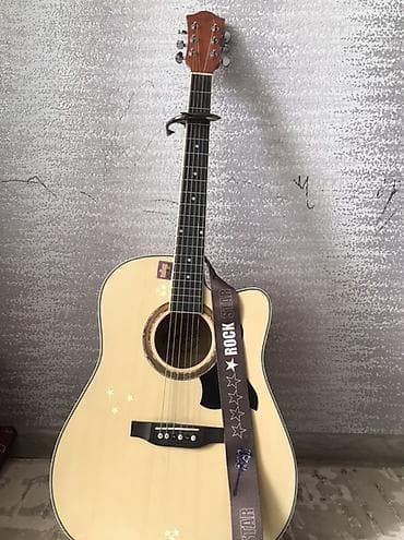 электрогитар: Электроакустическая гитара сатылат срочно 5000 — 1