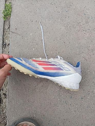 золотые коронки: Футбольные бутсы/сороконожки adidas (линейка X, логотип на пятке) — 2