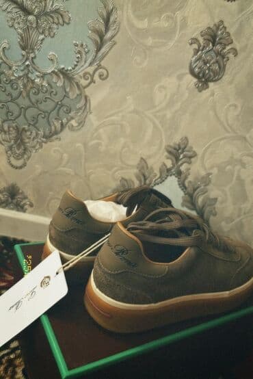 кышкы бут кийимдер: Кеды Loro Piana - Материал верха: замша (мягкая, бархатистая фактура) — 4