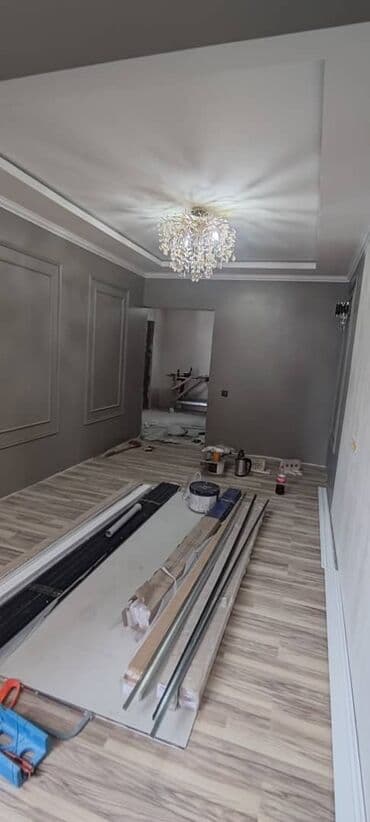 mi 9: Ремонт квартиры,Декоративные стеновые панели с молдингами + акцентная — 8