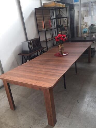 стол бабочка: Стол "Швейцар" с овальными краями Цены: 3 метра - 26000 сом 4,5 метра — 1