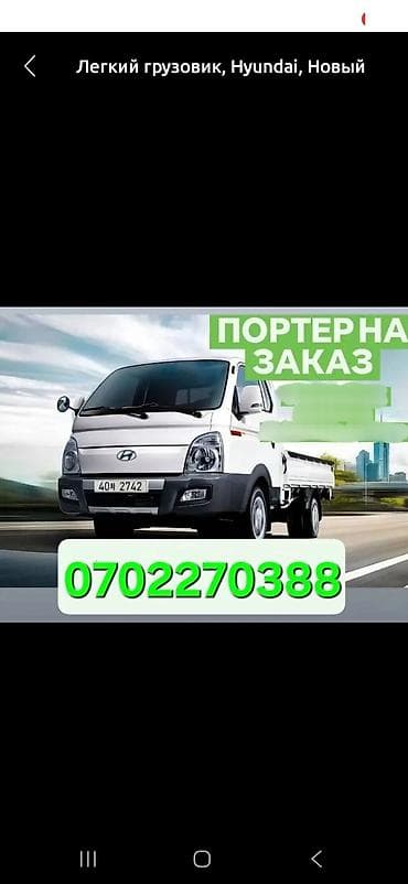 фура гурзовой: Легкий грузовик, Hyundai, Новый — 1