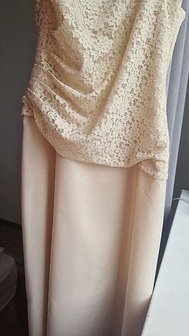 платя айвори клубная: Вечернее платье, А-силуэт, Без рукавов, L — 7