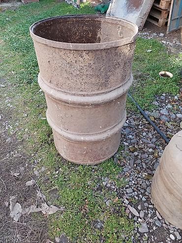 письменный стол с полками сверху: Бочка Металл, 220 л, Самовывоз — 2