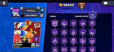 Видеоигры: Аккаунт Brawl Stars - Кубков: 90 409 (рекорд 90 412) - Сезонные — 1