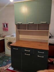 кухонный шкаф настенный: Кухонный гарнитур, Б/у, цвет - Синий, Самовывоз — 1