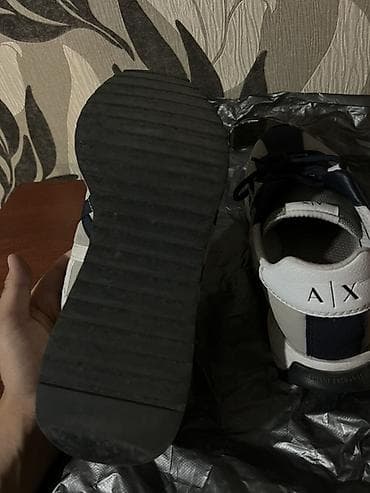 Мырзалардын бут кийими: Кроссовки Armani Exchange (A|X) - Модель: повседневные кроссовки с — 4