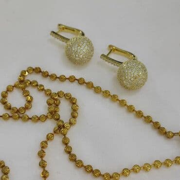 эксклюзивные свадебные пригласительные: Набор украшений, Проба 925, Женские, Новый — 2