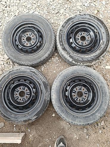 колесо для матиз: Колеса в сборе 195 / 65 / R 15, Лето, Комплект, Легковые, Железные, отверстий - 5 — 1