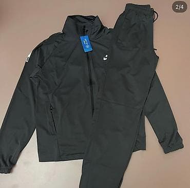 Мужской спортивный костюм, M, L, XL, Nike, Новый, цвет - Черный, Платная доставка