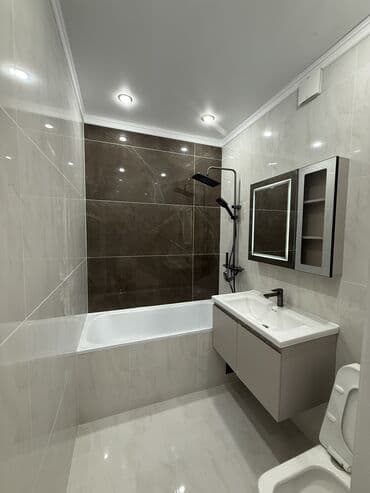 прадаю дом ак ордо: 2 комнаты, 53 м², 108 серия, 9 этаж, Дизайнерский ремонт — 3