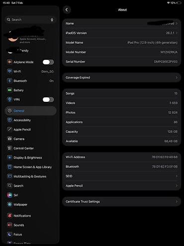 12 lite: Планшет, Apple, Б/у, Классический — 5