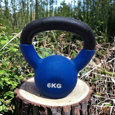 купить рогатку для охоты: Гиря 6кг, железная прорезиненная, новая — 1