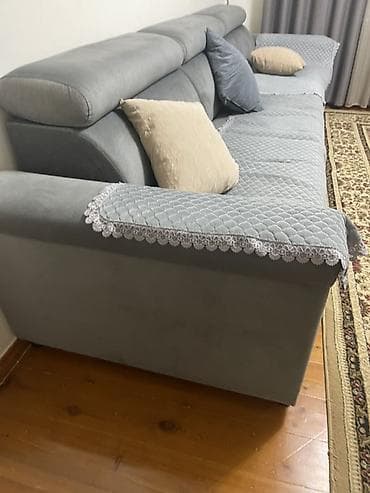 Оңдоп-түзөө жана курулуш: Бурчу бар диван, Жастыктар менен — 3