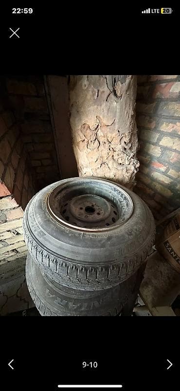 колесо на т 150: Колеса в сборе 160 / 60 / R 14, Лето, Б/у, Комплект, Легковые, Железные, отверстий - 4 — 4