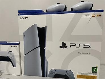 а 10 с: Игровая приставка Sony PlayStation 5 (версия с дисководом) с коробкой — 6
