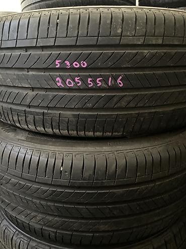 mark d: Шины 205 / 55 / R 16, Лето, Б/у, Пара, Легковые, Корея, Hankook — 1