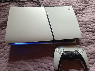 Игровая консоль PlayStation5 (цвет: белый) с беспроводным геймпадом