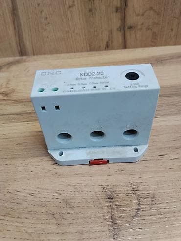реле тока: Реле защиты двигателя CNC NDD2-20 - Назначение: защита трёхфазных — 1