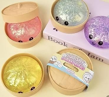 Сквиши-игрушки «Squishy Dumpling» в форме милых пельмешек. - Мягкие
