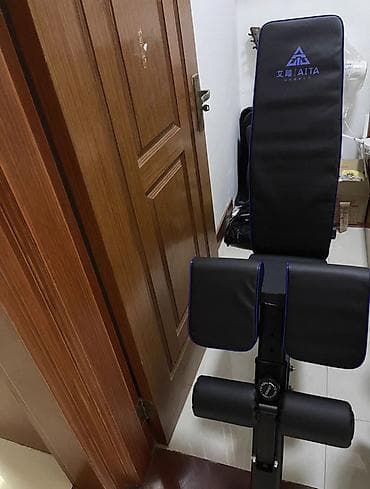 для зала: Многофункциональная скамья для домашнего тренинга с упором для — 3