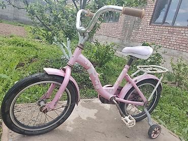 format velosiped: Детский велосипед, 2-колесный, 6 - 9 лет, Для девочки, Б/у — 8