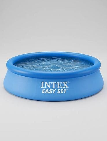Спорт жана хобби: Надувной бассейн INTEX Easy Set - Размер: 305×76 см - Объем: 3853 л - — 3