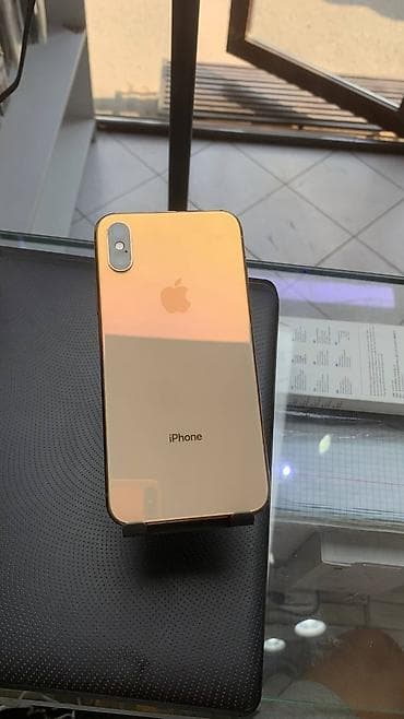 ipod touch 5g: IPhone Xs, Б/у, 64 ГБ, Золотой, Чехол, 100 % — 1