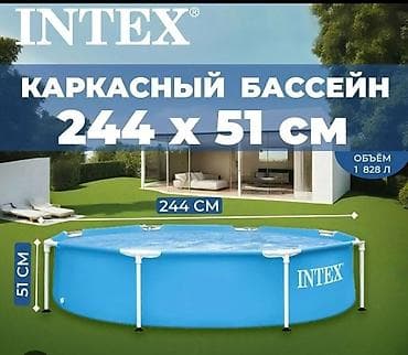 Каркасный бассейн Intex 244 × 51 см - Тип: круглый каркасный бассейн
