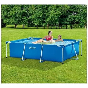 Спорт и отдых: 220/150/60см. Intex 28270 Каркасный прямоугольный бассейн 1662л — 10