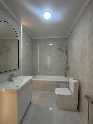 Кыймылсыз мүлк: 2 бөлмө, 64 м², Көк-Жар мкр Элитка, 10 кабат, Дизайнердик оңдоо — 9