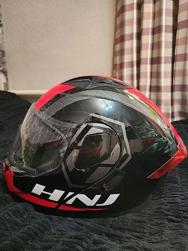 Спорт жана эс алуу: Мотошлем HNJ полноразмерный МОДУЛЯР идеально подходит для поездок в — 2
