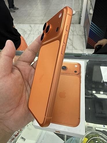 realme pro: IPhone 17 Pro Max, Б/у, 256 ГБ, Оранжевый, Коробка, 100 % — 2