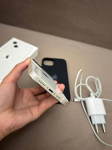 iphone 13 mini 256: IPhone 13, Б/у, 128 ГБ, Белый, Зарядное устройство, Защитное стекло, Чехол, 89 % — 7