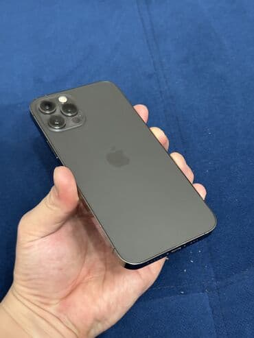 бишкек айфон 7: IPhone 12 Pro, Колдонулган, 128 ГБ, Black Titanium, Коргоочу айнек, Каптама, 97 % — 3
