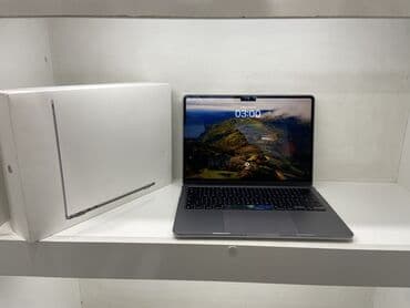 куплю макбук: Ноутбук, Apple, 8 ГБ ОЭТ, Apple M2, 13.5 ", Колдонулган, Жумуш, окуу үчүн, эс тутум SSD — 1