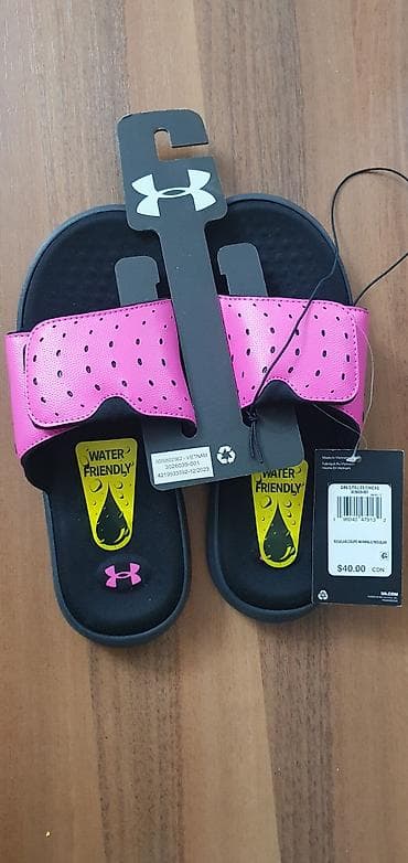 fred perry: Детские шлёпанцы Under Armour (Girls/Chicas) Размер 37.5 - Модель с — 1