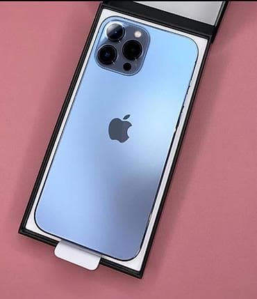 IPhone 13 Pro, Новый, 128 ГБ, Sierra Blue, Защитное стекло, Чехол, Кабель, 76 %