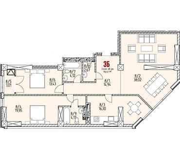 Продажа квартир: 3 комнаты, 117 м², Элитка, 10 этаж, Дизайнерский ремонт — 6