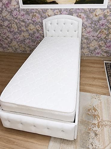 сдаю квартиру сокулук: Продается односпальная кровать с матрасом 🤍 🛏️кровать+ матрас в — 2