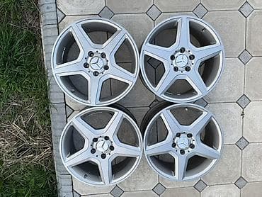 Диски: Литые Диски R 17 Mercedes-Benz, Комплект, отверстий - 5, Б/у — 2