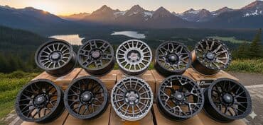 Литые Диски R 17 TRD, Комплект, отверстий - 6, Новый