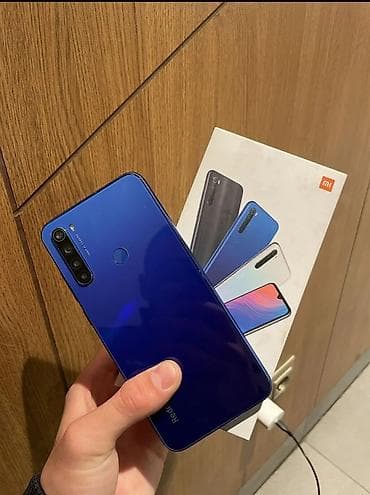 кол тараза: Redmi, Redmi Note 8T, Колдонулган, 64 ГБ, түсү - Көгүлтүр, 2 SIM — 1