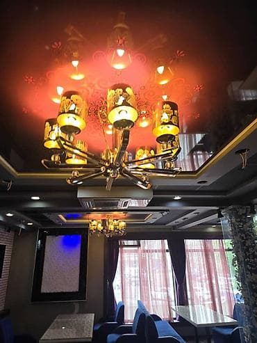 Люстры: В наличии 6шт (б/у) Потолочная люстра с 8 рожками и абажурами - Тип — 2