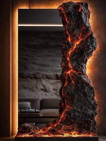 настенные зеркало: Напольные дизайнерские зеркала с художественным обрамлением и — 3