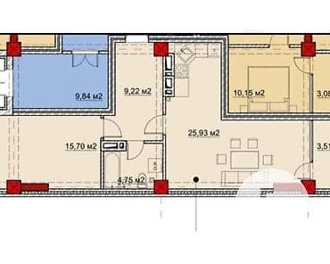 Недвижимость: 2 комнаты, 60 м², Элитка, Технопарк Элитка, 6 этаж, ПСО (под самоотделку) — 8
