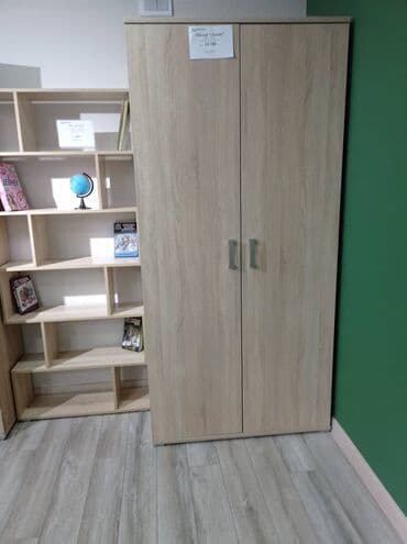 шкафа мужская одежда: Шкаф для одежды, Новый, Прямой, Дерево — 1