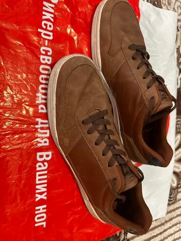 у настоящей женщины должна быть сумка: Мужские туфли, 44, Б/у, цвет - Коричневый, Самовывоз — 2